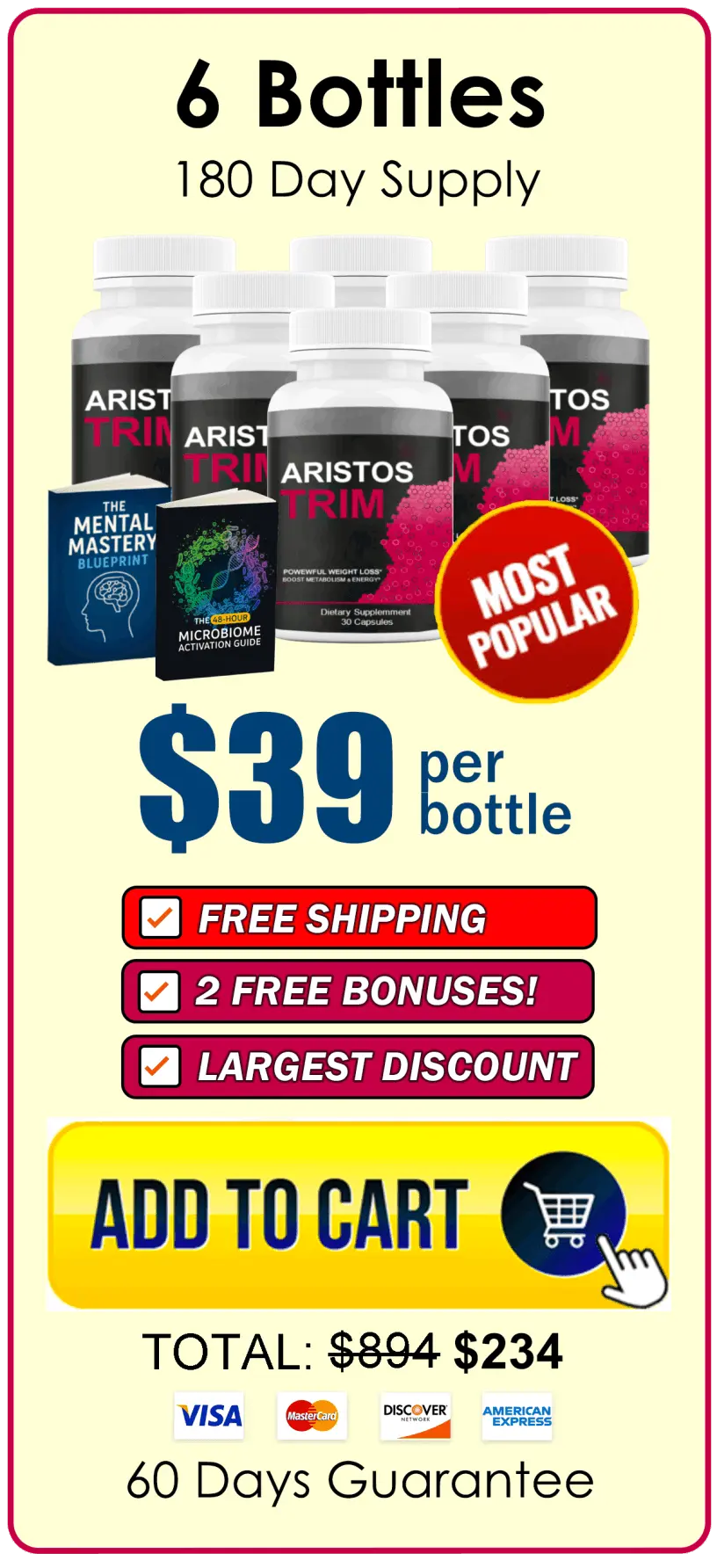 Order Aristos Trim 6 Bottles